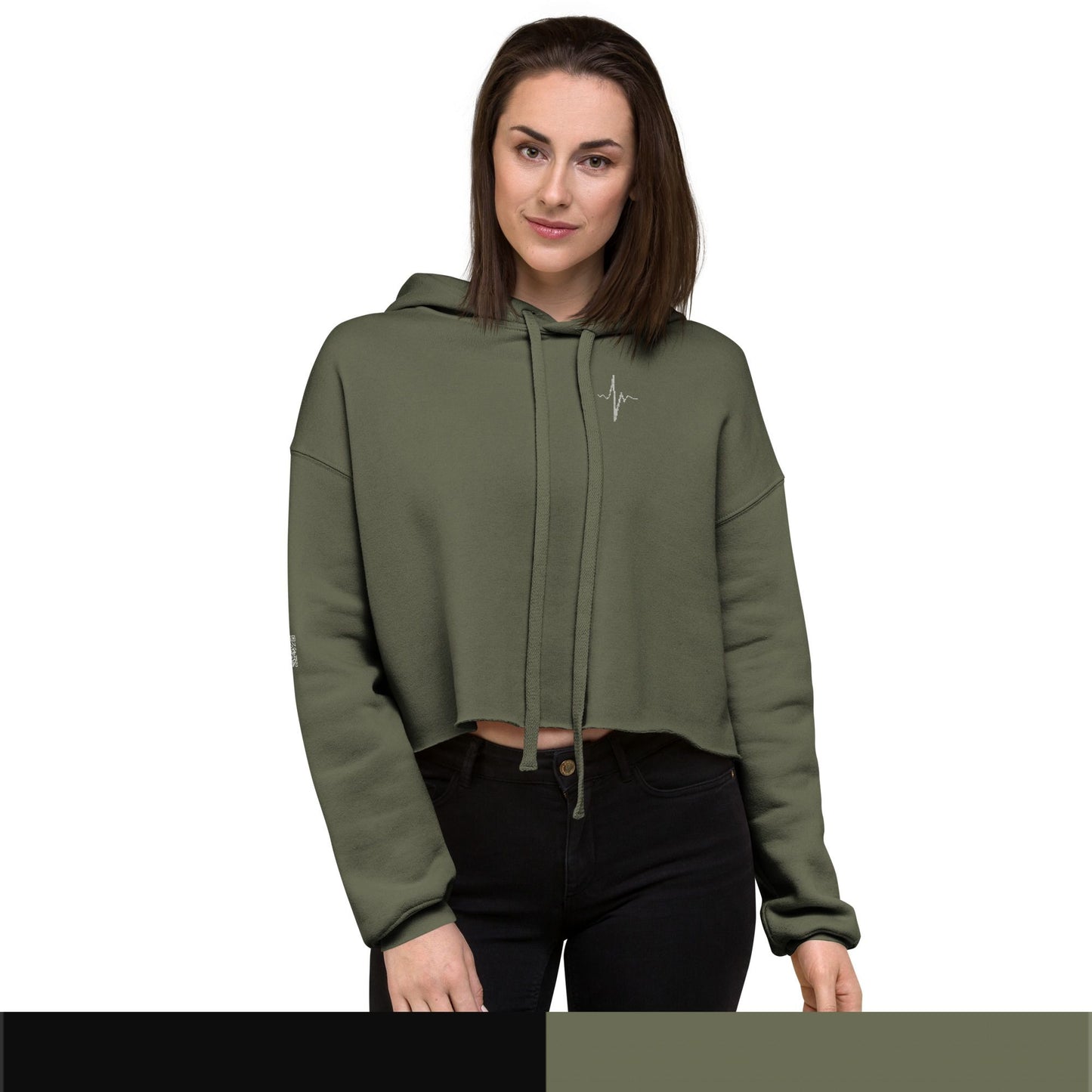 LONDON - crop hoodie women