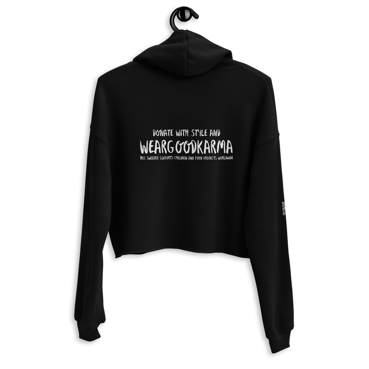 LONDON - crop hoodie women