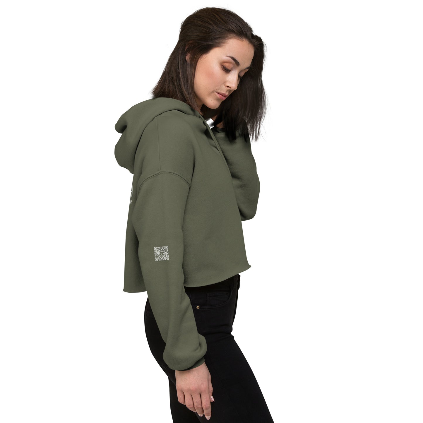 LONDON - crop hoodie women