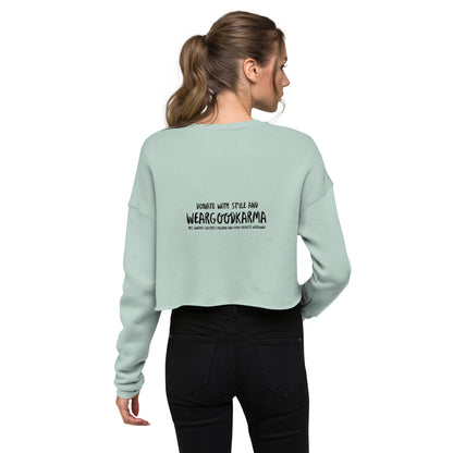 QUEENSTOWN - crop sweatshirt women